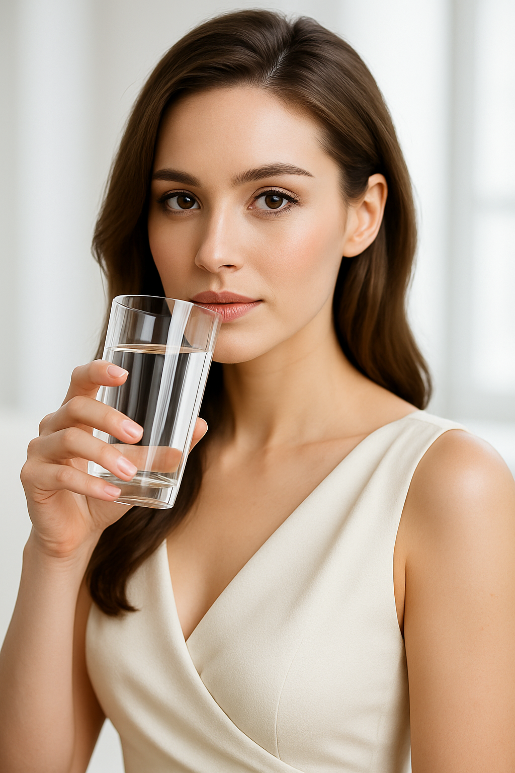 Drinking purified water